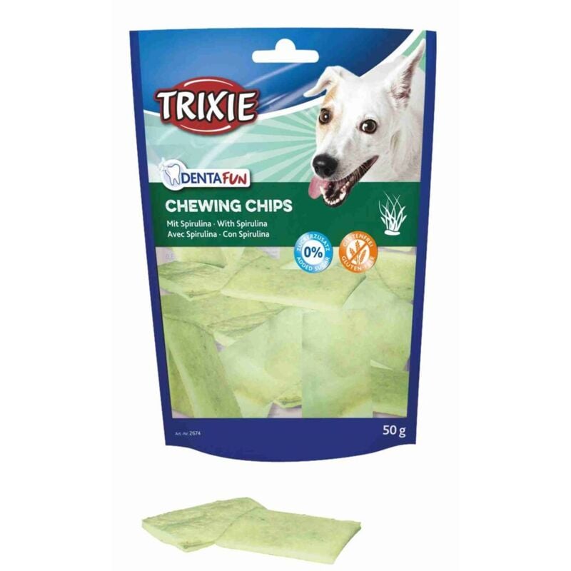 foto del prodotto dentafun chips con alga spirulina offerta multipack 6 pezzi 100gr.