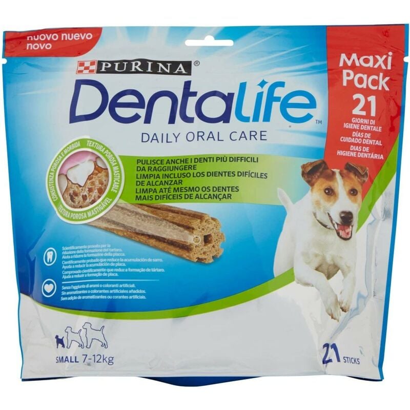 foto del prodotto dentalife 21 stick per igiene orale cani taglia small 3 pz da 115 gr purina