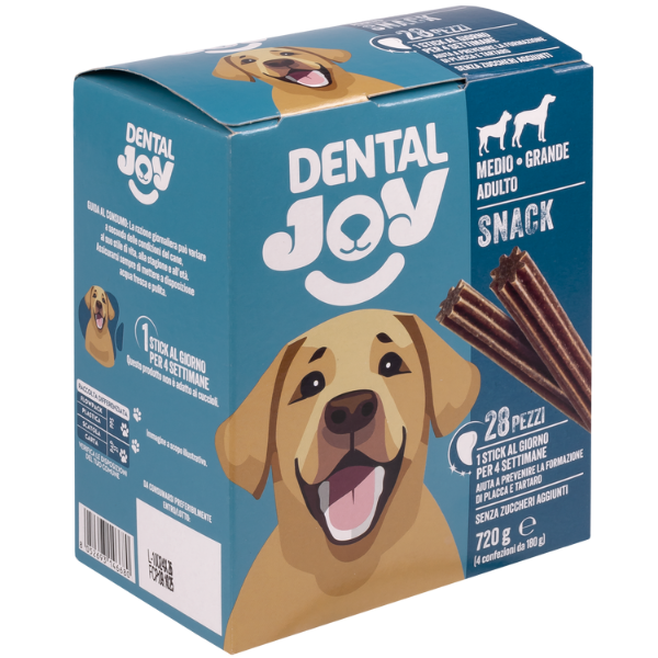 foto del prodotto dentaljoy dog adult medium large snack dentali 28 stick dentali dentaljoy 1 ordine scegli lo sconto bzr5 bzr20 200 punti fedelt 