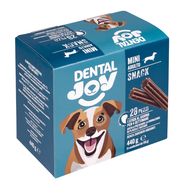 foto del prodotto dentaljoy dog adult mini snack dentali 28 pezzi 1 ordine scegli lo sconto bzr5 bzr20 200 punti fedelt 