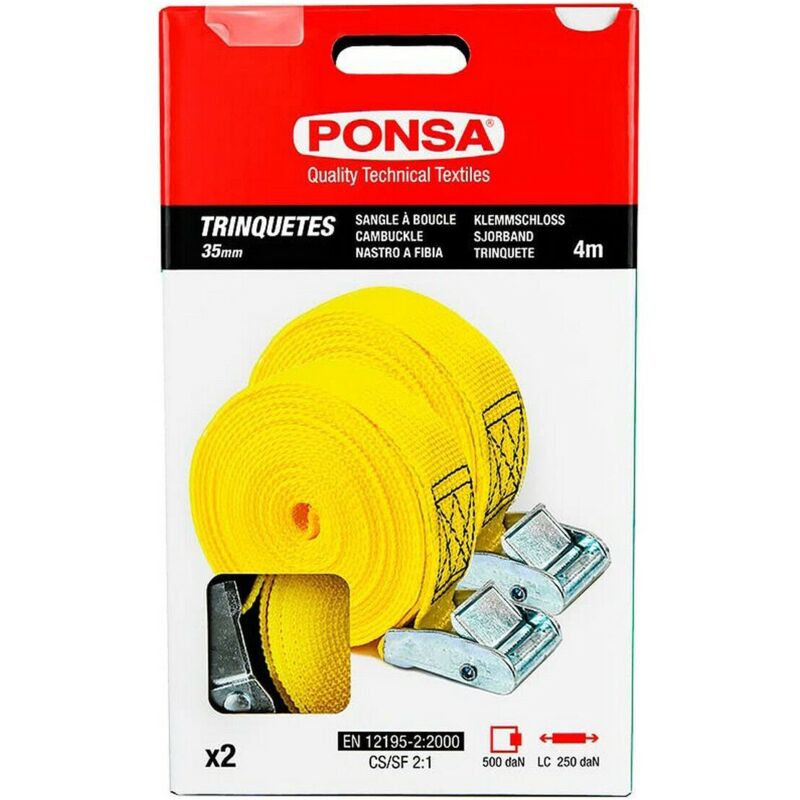 foto del prodotto dente di arresto ponsa 027,048,035,108 giallo 35 mm x 4 m 2 unit 