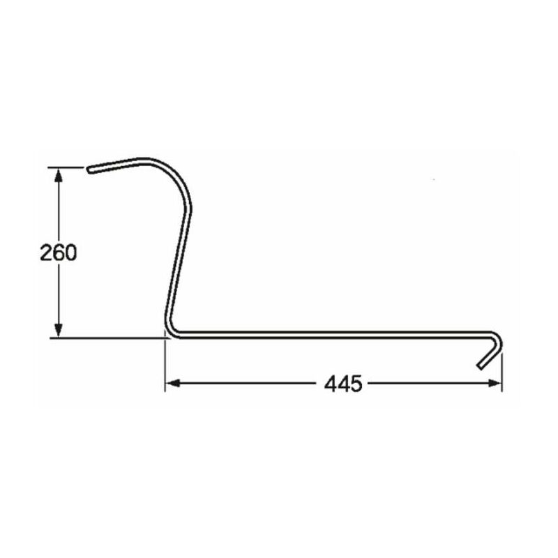 foto del prodotto dente ranghinatore stretto adattabile lely filo 6,5