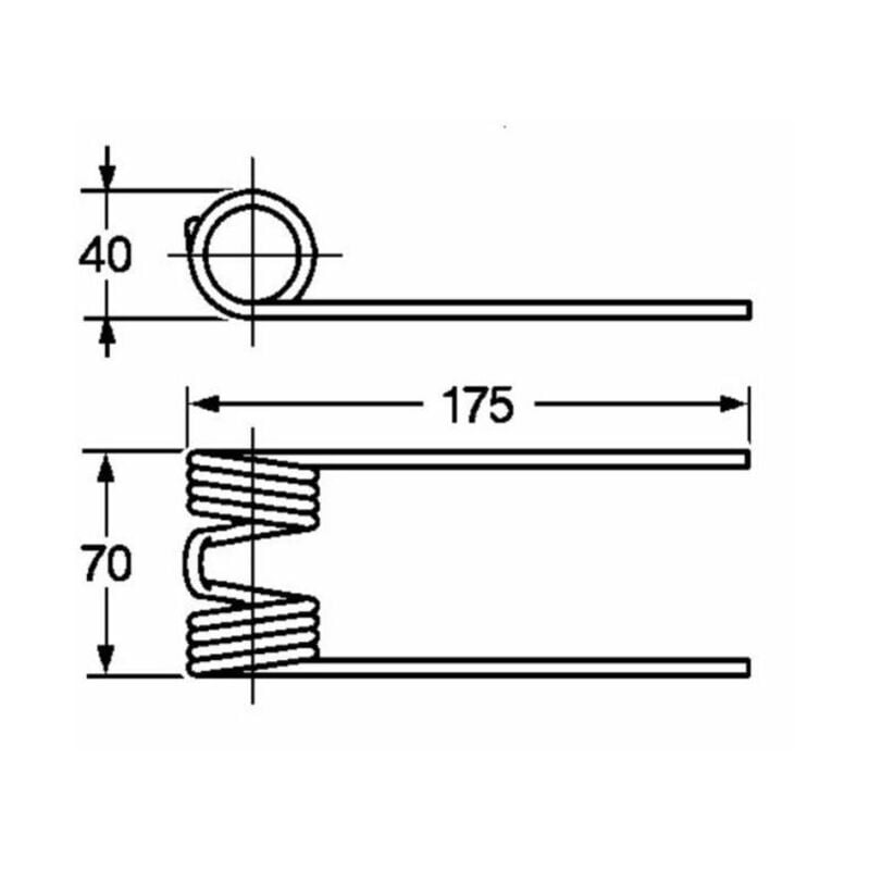 foto del prodotto dente rotopressa adattabile john deere cc21386 filo 5