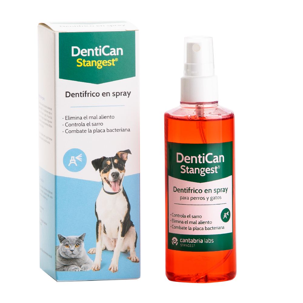 foto del prodotto dentican dentifricio spray per cani e gatti 125 ml