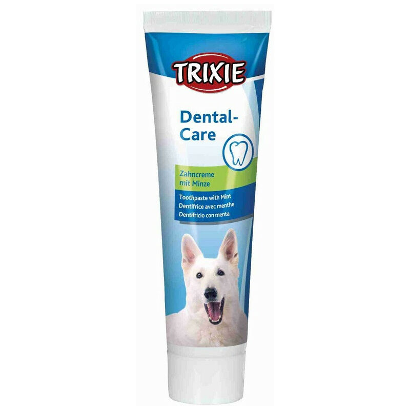 foto del prodotto dentifricio per cani alla menta da 100 gr trixie