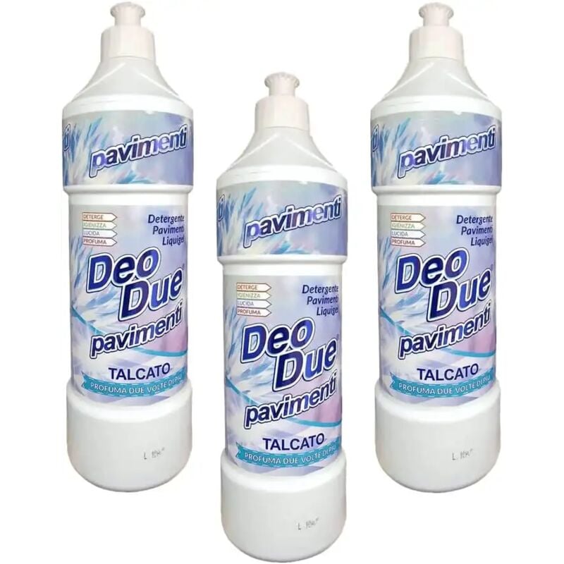 foto del prodotto deo due pavimenti talcato 3x750ml detergente profumato igienizzante