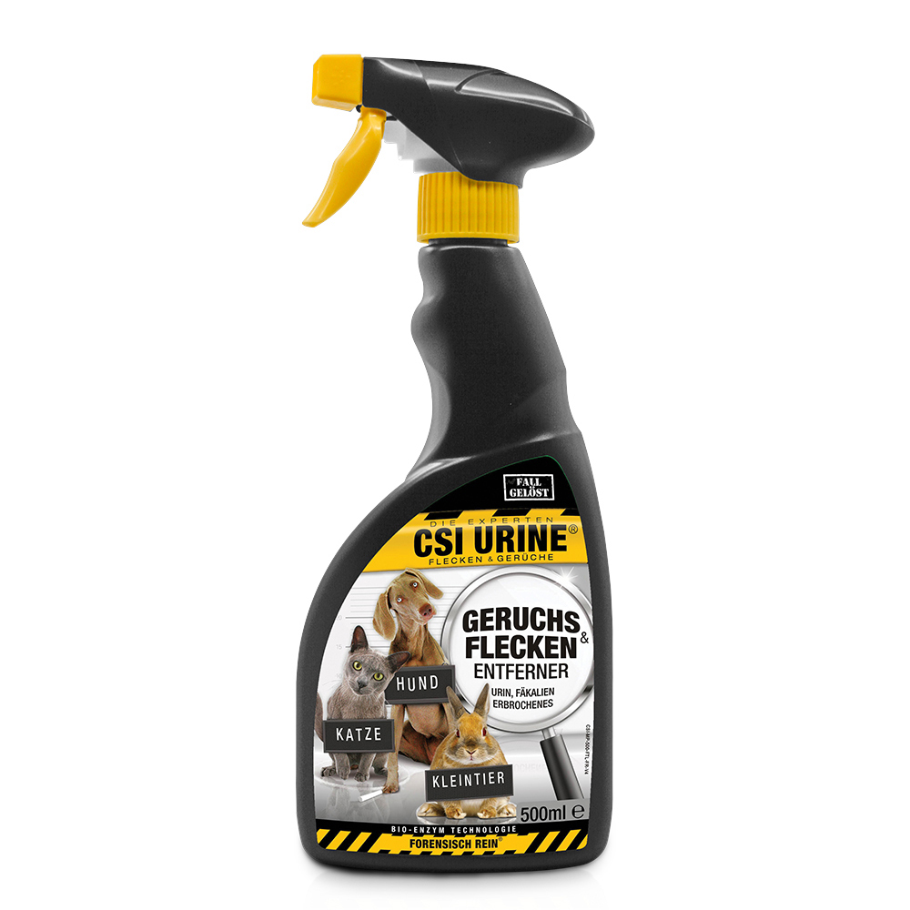 foto del prodotto deodorante e smacchiatore csi urine multiple pets 500 ml