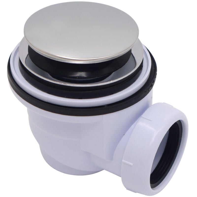 foto del prodotto deodorante fermacapelli in plastica per bagno, tubo di scarico per piatto doccia a scomparsa, nuovo 712060