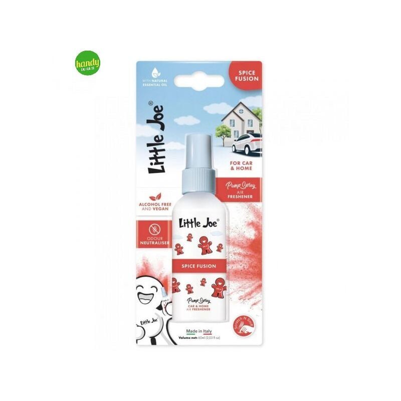 foto del prodotto deodorante per auto rhutten little joe pump spray spicy fusion