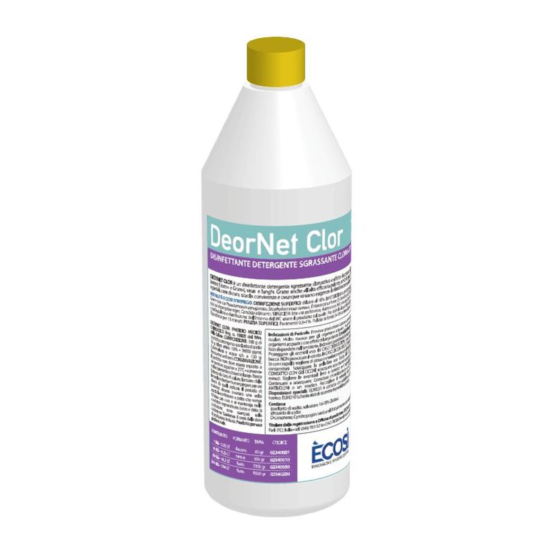 foto del prodotto deornet clor disinfettante detergente sgrassante cloroattivo 1kg