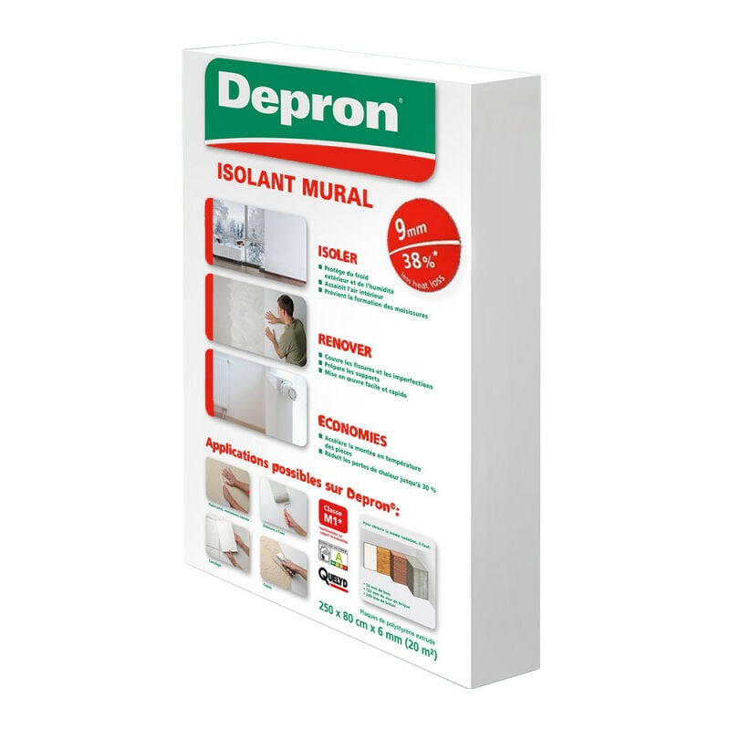 foto del prodotto depron pannello isolante 80x125cm spessore 9mm confezione da 20 pannelli 20mq 