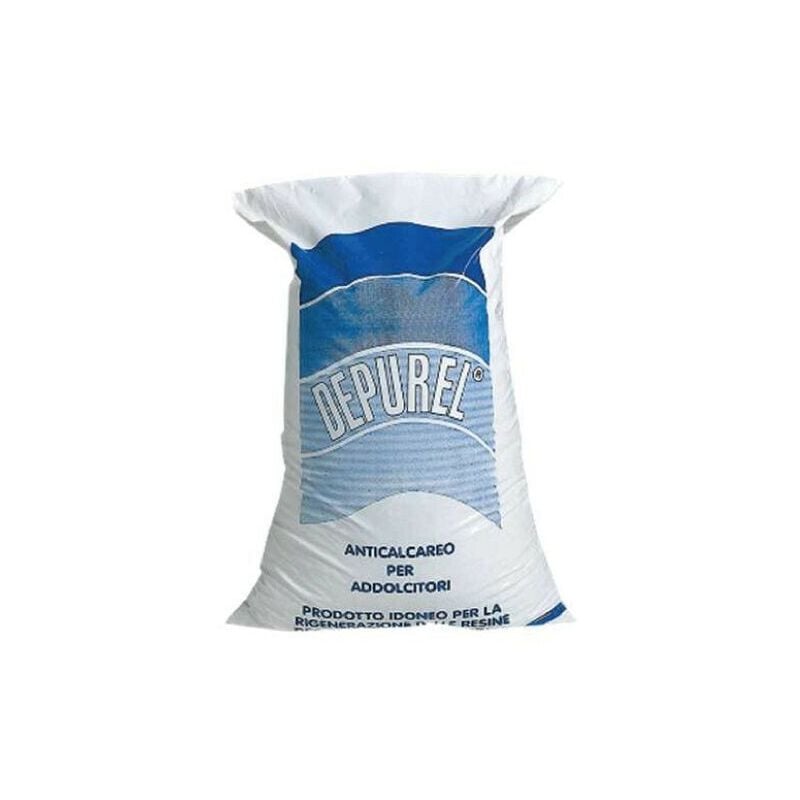 foto del prodotto depurel sale naturale in pastiglie per addolcitore ad alto contenuto di sodio in sacco da 25 kg. pack 10 sacchi 547r italkali