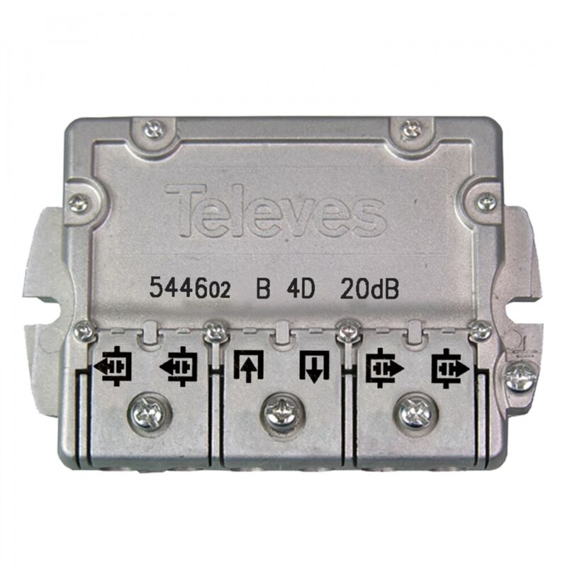 foto del prodotto derivatore 4 vie 21db 2400mhz telev s italia cod. 544602 
