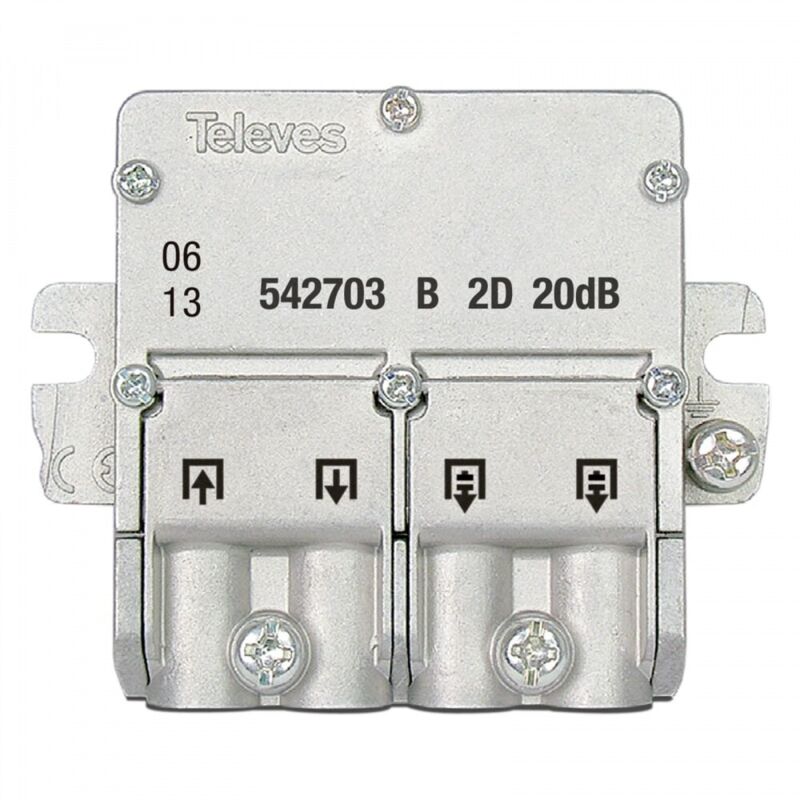 foto del prodotto derivatore 5 2400mhz easyf 2 derivazioni telev s italia cod. 542703 