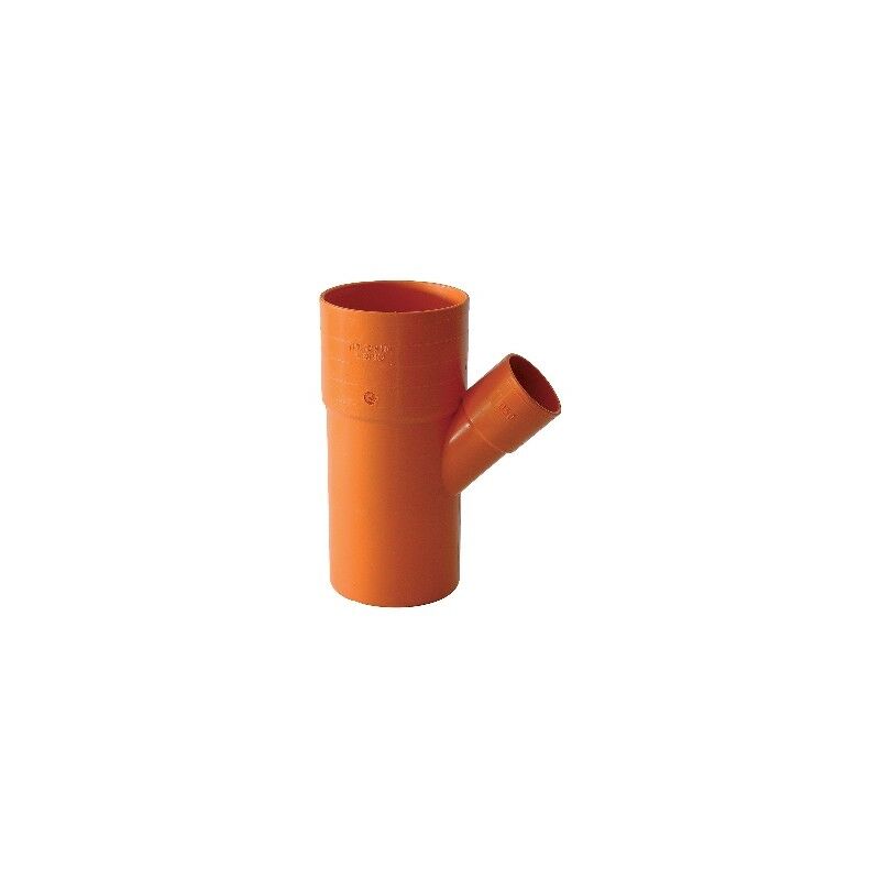 foto del prodotto derivazione 45 ridotte in pvc rosso diam. 100 x 82