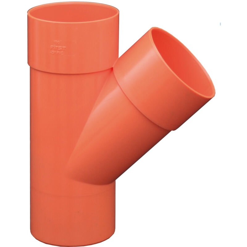 foto del prodotto derivazione pvc 45 dm 100 mf arancio