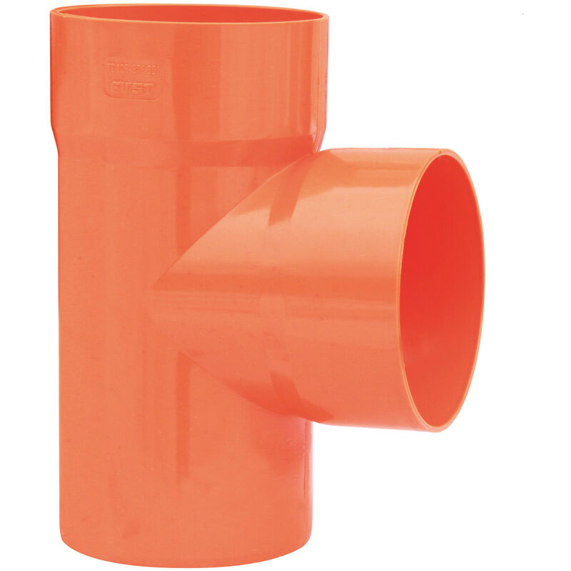 foto del prodotto derivazione pvc 87 dm 80 mf arancio