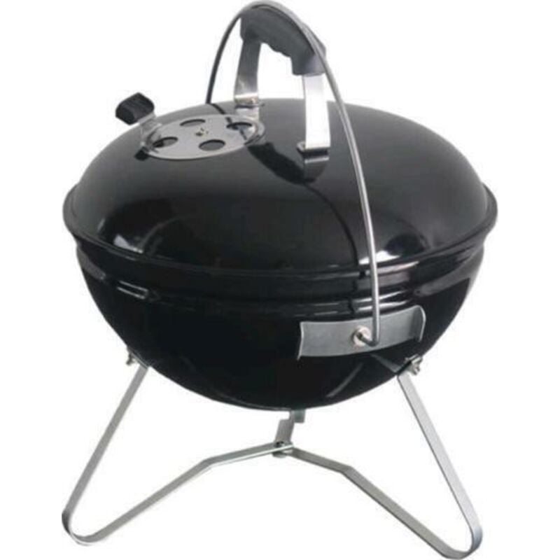 foto del prodotto des barbecue a carbone tondo con manico tewa portatile da campeggio pic nic 34178 