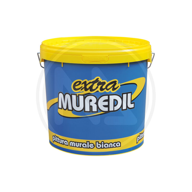 foto del prodotto des idropittura traspirante extra muredil laiv pittura bianca per interni 13lt