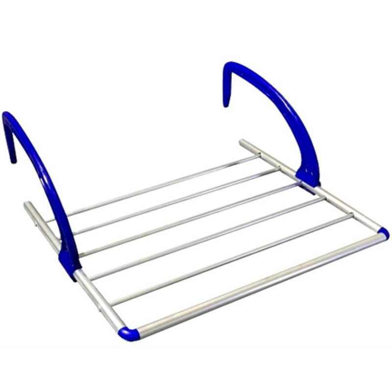 foto del prodotto des stendibiancheria per termosifone in alluminio anodizzato gold 36x60 cm 5 fili