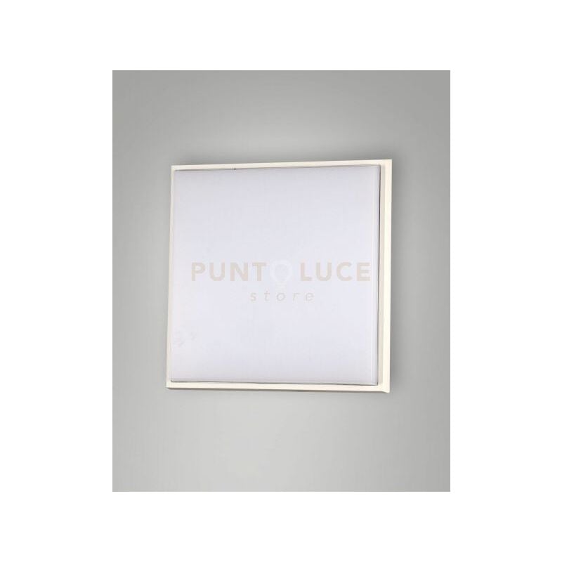 foto del prodotto desdy plafoniera led bianca l.24x24cm a led 23w 3000k 2700 lm in alluminio ip54