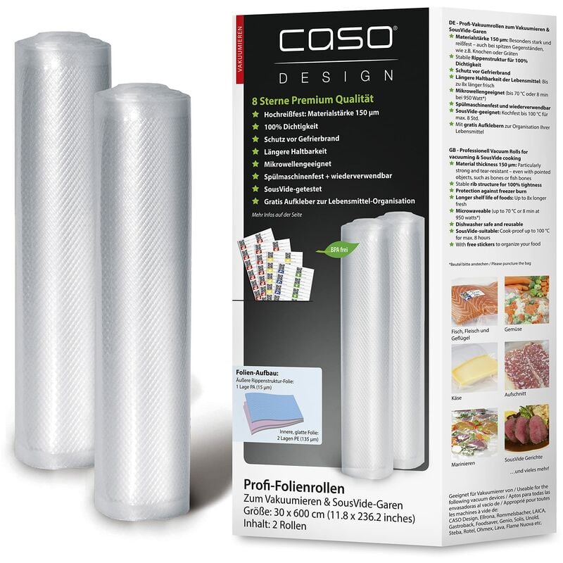 foto del prodotto design 1222 rotoli per confezionamento sottovuoto caso