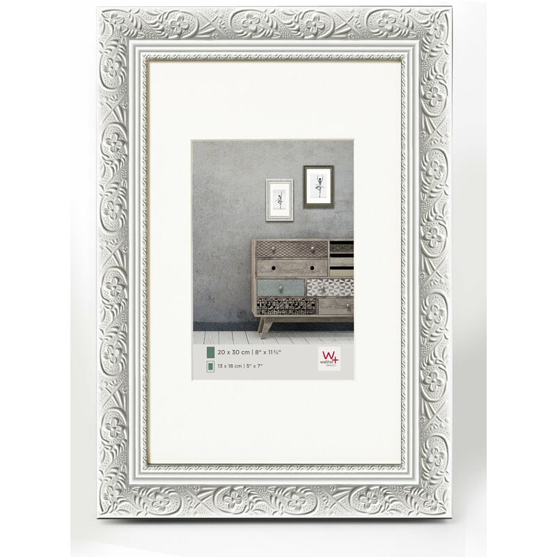 foto del prodotto design bianca 20 x 30 cm barocco cr030w walther
