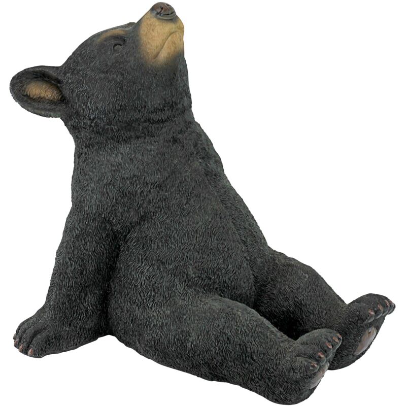 foto del prodotto design toscano qm2622000 statua cucciolo di orso che prende il sole, multicolore