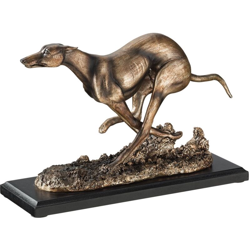 foto del prodotto design toscano statua di cane levriero in art d co