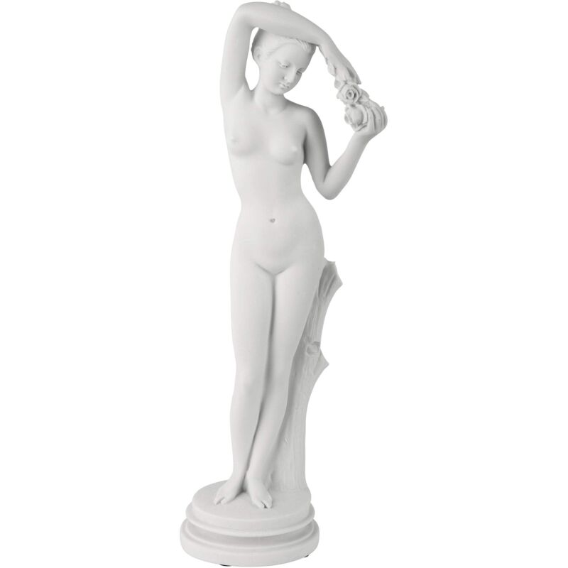 foto del prodotto design toscano statua in marmo sintetico venere seduttrice
