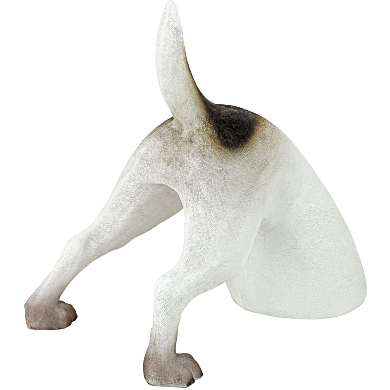 foto del prodotto design toscano terrence il terrier che scava statua da giardino, poliresina, a colori, 30 cm