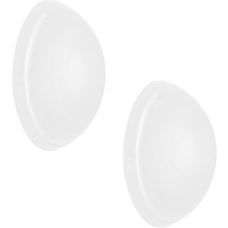 foto del prodotto design yourself fermaporta a muro paracolpo set a 2 pezzi per avvitare o incollare, bianco satinato, 2 cm wagner