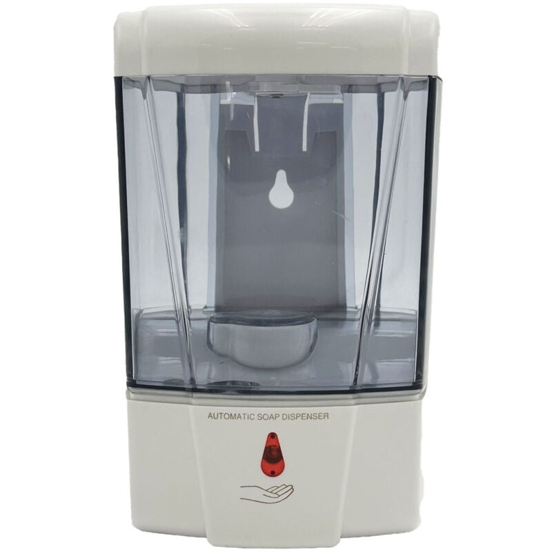 foto del prodotto desineo distributore di sapone e shampoo automatico da parete 600 ml ergonomico trasparente