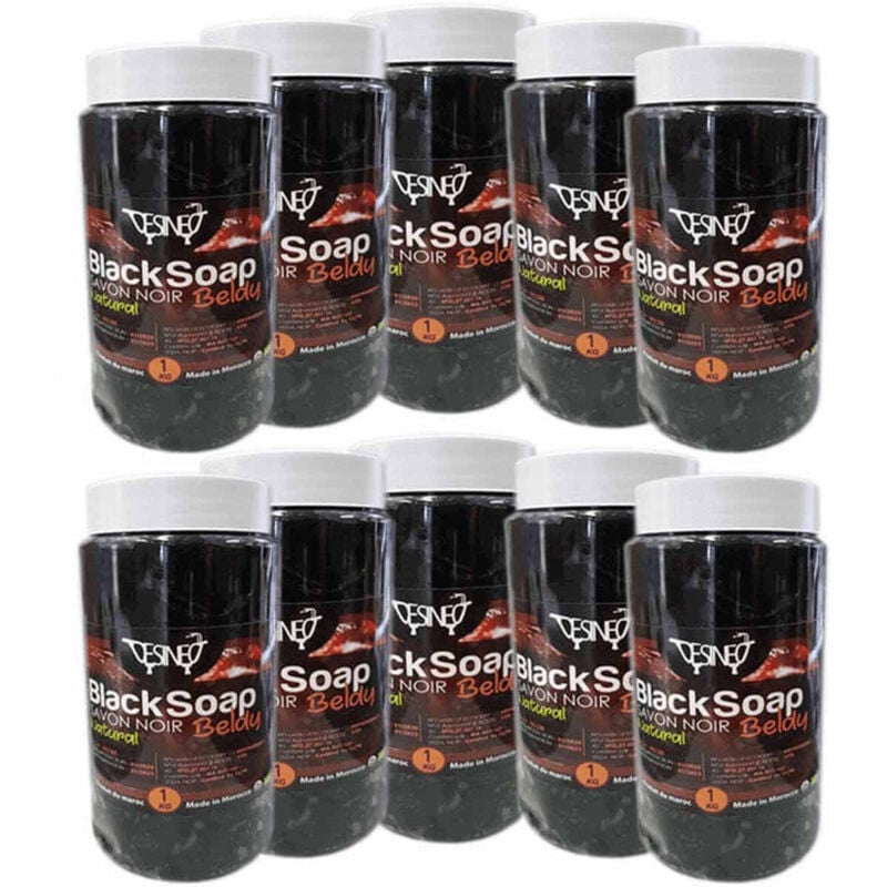 foto del prodotto desineo - lotto da 10 kg di tradizionale sapone nero 100 beldi biologico