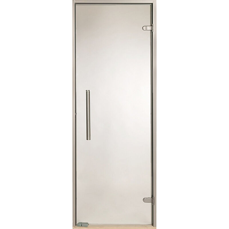 foto del prodotto desineo porta per l hammam trasparente 70 x 190 cm telaio in alluminio
