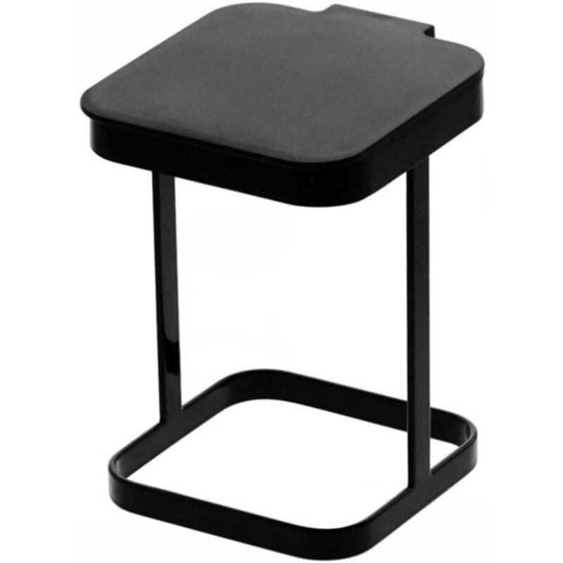 foto del prodotto desktop trash bag rack trash rack metal trash bag rack cabinet portable trash bag kitchen bathroom black
