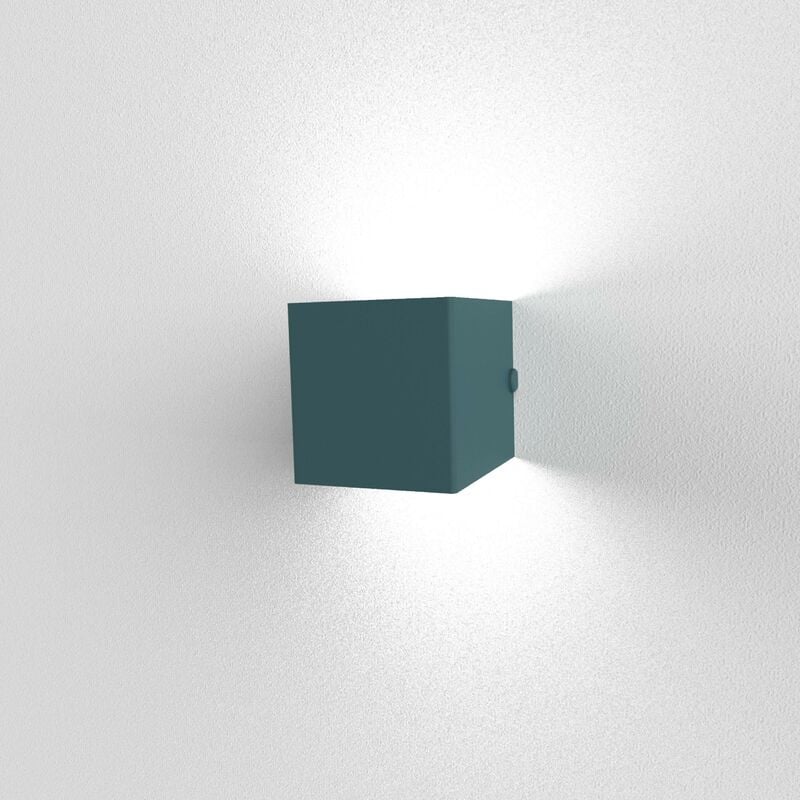 foto del prodotto desmo s sospensione, 2x gx53, max 8w, metallo, blu mediterraneo, 10x10cm lumicom