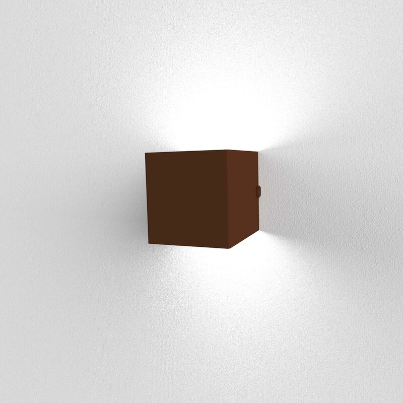 foto del prodotto desmo s sospensione, 2x gx53, max 8w, metallo, marrone corten, 10x10cm lumicom