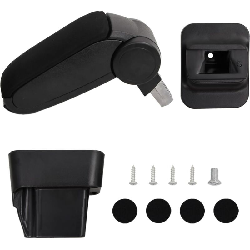 foto del prodotto destockoutils bracciolo per auto nero 13x34x 33 46 cm in abs