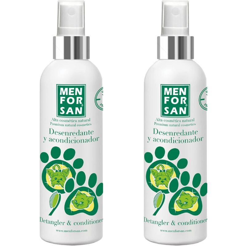 foto del prodotto detangler e balsamo per cani e gatti 125 ml, confezione da 2 unit menforsan