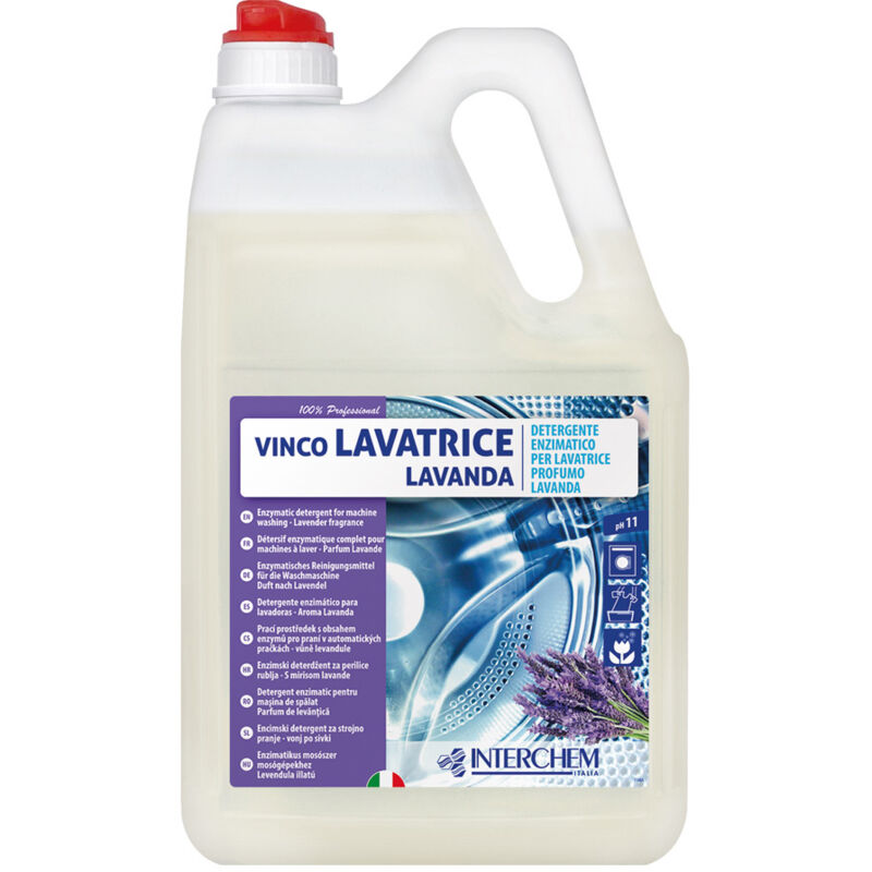 foto del prodotto detergente enzimatico per lavatrice vinco lavanda 5 litri