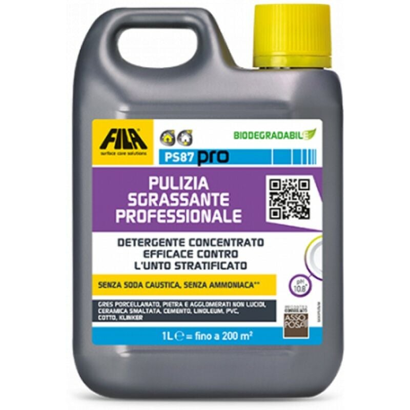foto del prodotto detergente pavimenti fila ps87 pro 1lt sgrassante