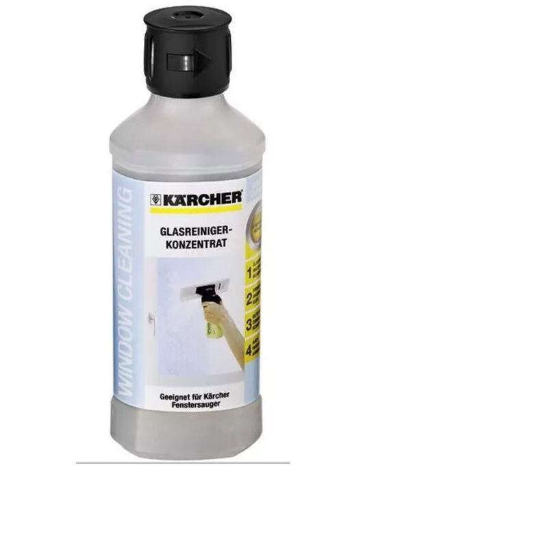 foto del prodotto detergente per aspiragocce karcher vetri concentrato 500 ml