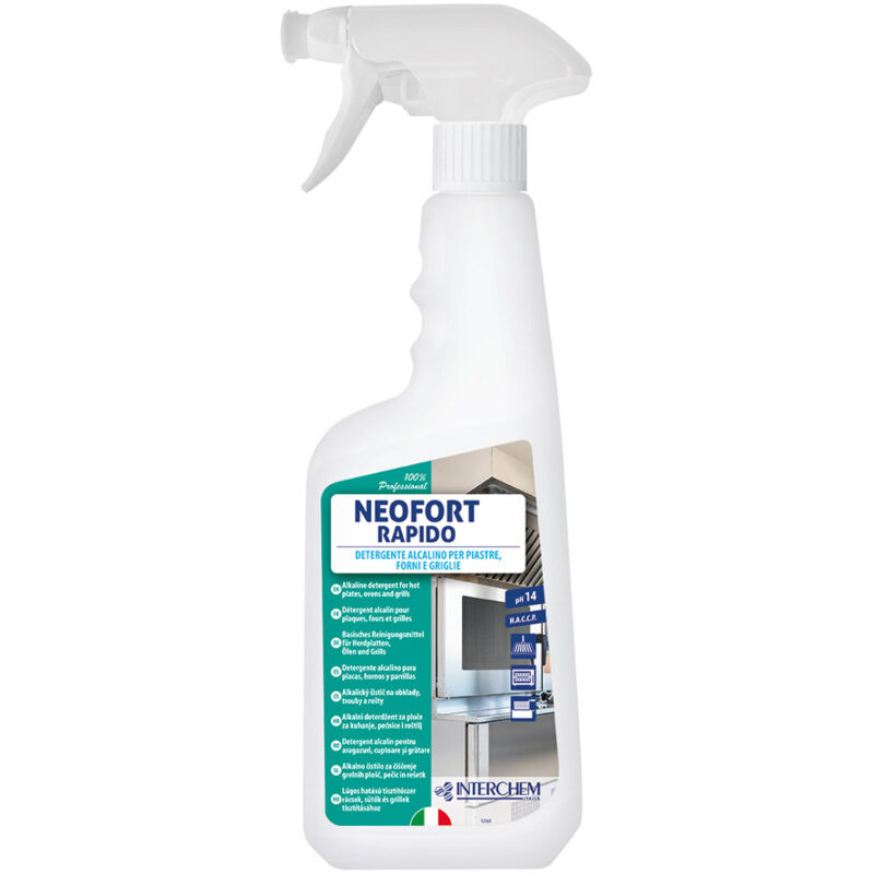 foto del prodotto detergente per forni, piaste e griglie neofort rapido 750 ml