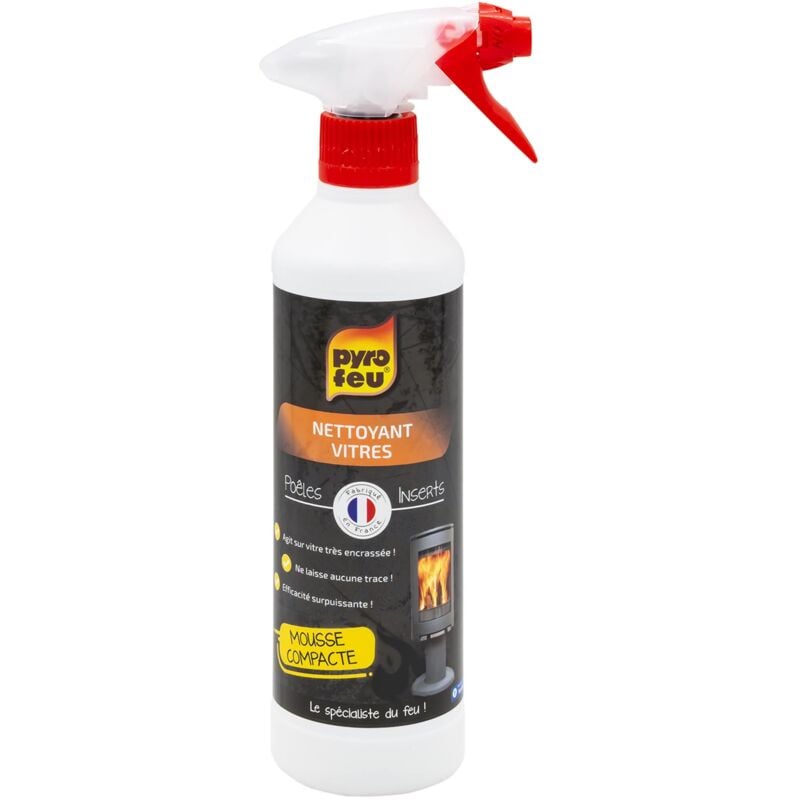 foto del prodotto detergente per vetri del camino e stufa pyrofeu 500ml