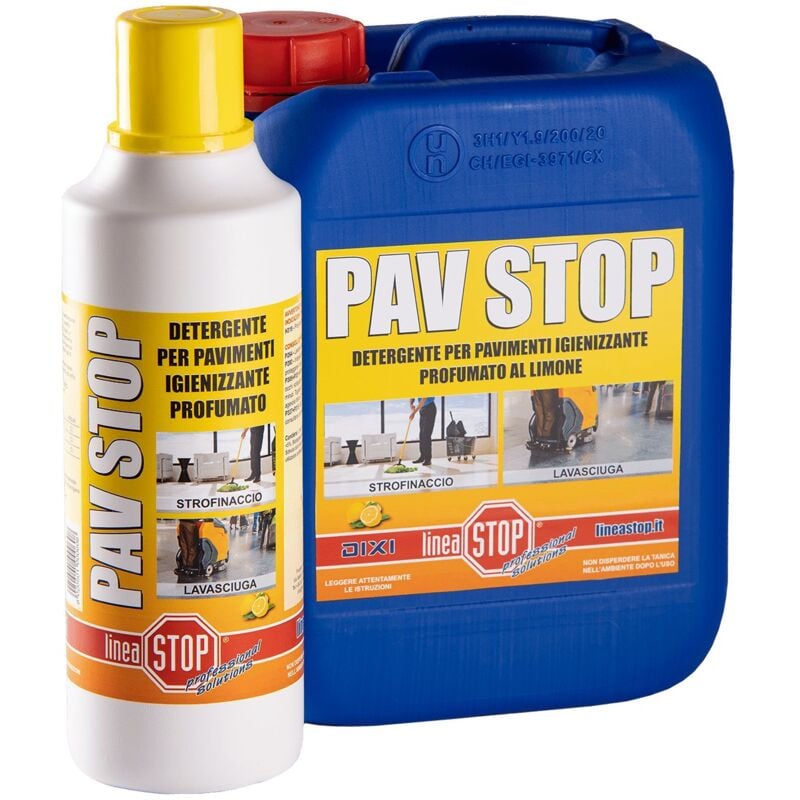 foto del prodotto detergente profumato per pavimenti pav stop 1 lt