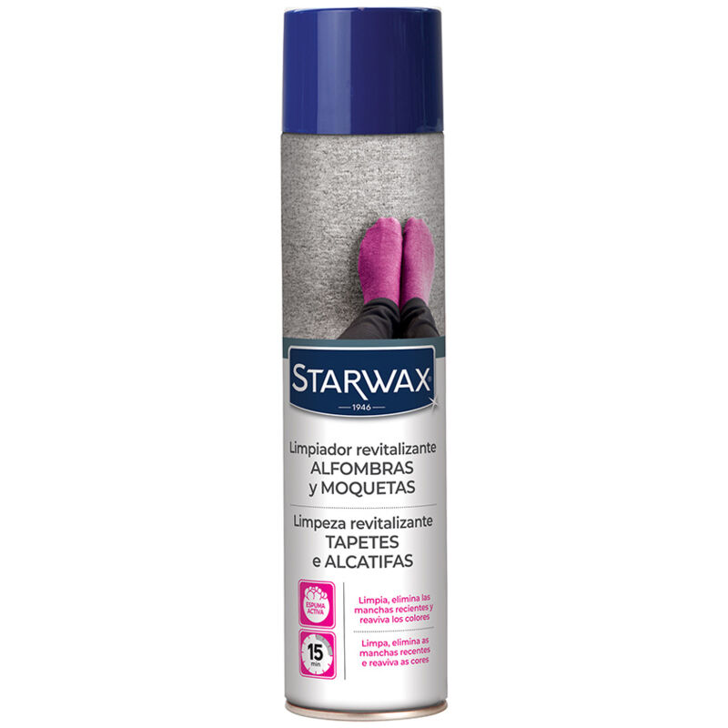 foto del prodotto detergente rivitalizzante tappeti e tappetini de fibre naturali, sintetiche e giunco de mare pulisce e ravviva senza strofinare formula express
