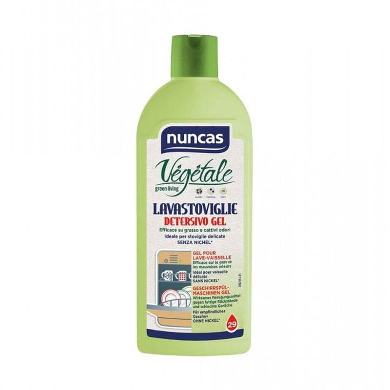 foto del prodotto detersivo in gel per lavastoviglie vegetale 500ml nuncas detersivo lavastoviglie gel