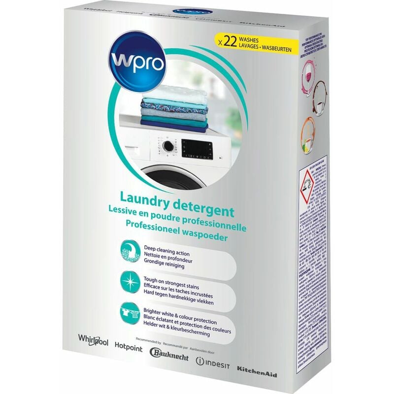 foto del prodotto detersivo in polvere 1,2 kg originale lavatrice whirlpool 347300