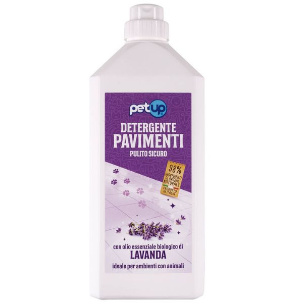 foto del prodotto detersivo per pavimenti petfriendly petup flacone da 1 l lavanda 1 ordine scegli lo sconto bzr5 bzr20 200 punti fedelt 